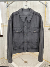 Load image into Gallery viewer, 1980s Claude Montana Grey Stonewashed Denim Trucker Jacket - Size L