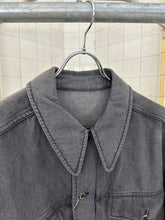 Load image into Gallery viewer, 1980s Claude Montana Grey Stonewashed Denim Trucker Jacket - Size L