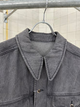 Load image into Gallery viewer, 1980s Claude Montana Grey Stonewashed Denim Trucker Jacket - Size M