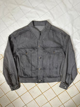 Load image into Gallery viewer, 1980s Claude Montana Grey Stonewashed Denim Trucker Jacket - Size M