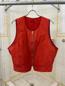 1990s Armani Quilted Light Cotton Vest - Size L