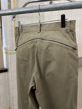 Load image into Gallery viewer, 1980s Issey Miyake Pleated Khaki Trousers with Zippered Backpockets - Size S