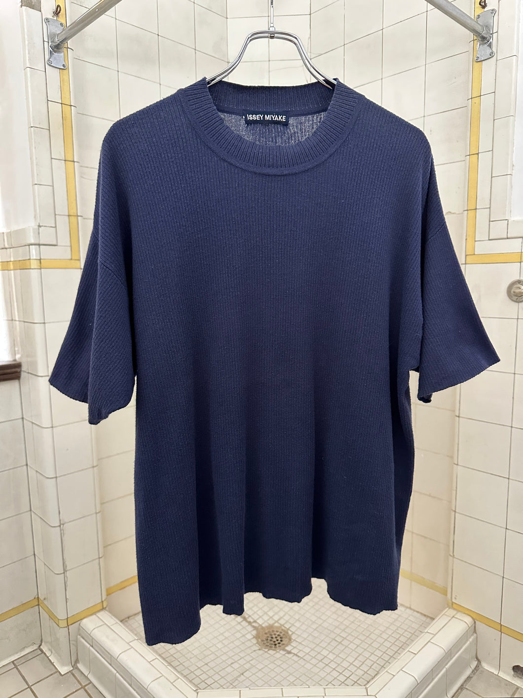 ss1994 Issey Miyake Ribbed Featherweight Tee - Size M