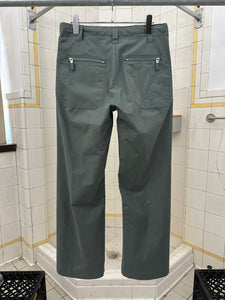 2000s Dockers Equipment For Legs x Massimo Osti Aqua Darted Outseam Trousers - Size M
