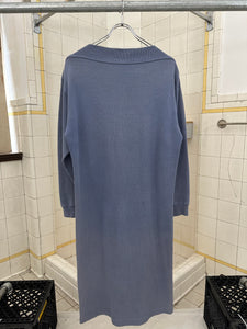 1980s Issey Miyake Knit Fleecy Boatneck Dress - Size Women's JP 9