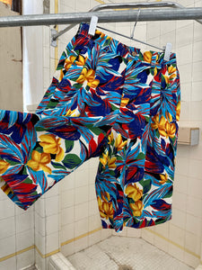 ss1993 Issey Miyake Aloha Floral Shorts - Size M