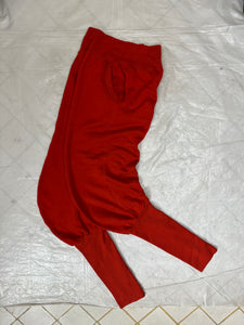 1980s Issey Miyake "L" Shaped Cuffed Shin Sweatpants - Size XS
