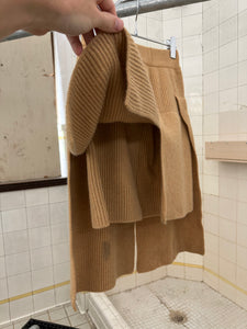 1980s Issey Miyake Multi-Layered Knit Skirt - Size Women's M