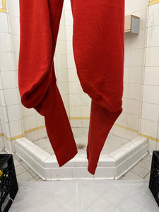 1980s Issey Miyake "L" Shaped Cuffed Shin Sweatpants - Size XS