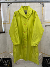 Load image into Gallery viewer, 1980s Issey Miyake Neon Cocoon Long Coat with Shawl Collar - Size M