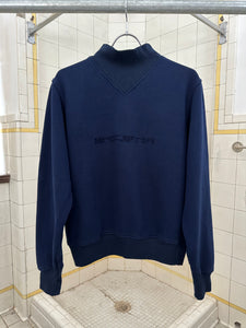 1990s Katharine Hamnett Mock Neck Logo Sweatshirt - Size M