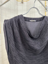 Load image into Gallery viewer, 1980s Issey Miyake Textured Cowl Neck Tank Top - Size Women&#39;s JP 9