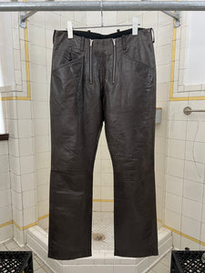2000s Kostas Murkudis Dual Zipper Crotch Flap Trousers - Size S