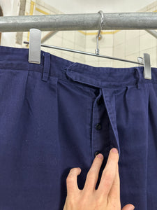 1980s Katharine Hamnett Pleated Object-Dyed Shorts - Size M
