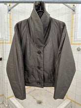 Load image into Gallery viewer, 1980s Issey Miyake Cropped Nylon Cocoon Bomber with Shawl Collar - Size M