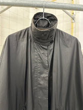 Load image into Gallery viewer, 1980s Issey Miyake Dark Brown Polyurethane Coated Cotton Squid Coat - Size S