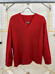 1980s Issey Miyake Multi-Gauge V-Neck Sweater - Size M