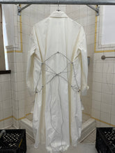 Load image into Gallery viewer, ss2004 Issey Miyake White Bungee Cord Long Raincoat - Size M