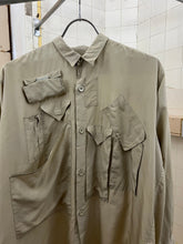 Load image into Gallery viewer, 1980s Katharine Hamnett Silk Multi-Pocket Cargo Shirt - Size M
