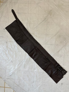 1980s Issey Miyake Leather Waist Sash - Size OS