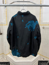 Load image into Gallery viewer, ss1993 Yohji Yamamoto Blue Silk Embroidered Elephant Jacket - Size XL