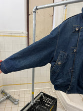 Load image into Gallery viewer, 1980s Katharine Hamnett Padded Denim Double Breasted Bomber - Size OS