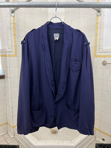 1980s Marithe Francois Girbaud Purple Suit Jacket - Size L