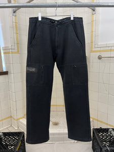 1990s Diesel Heavyweight Paneled Trousers with Drawcord Waist - Size L