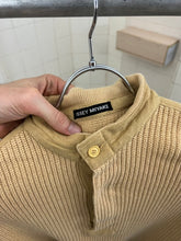 Load image into Gallery viewer, 1990s Issey Miyake Quarter Button Sweater with Twill Trim - Size M