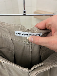 1980s Katharine Hamnett Sateen Trousers - Size M