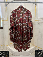 Load image into Gallery viewer, 1980s Katharine Hamnett Oversized Red Floral Cargo Shirt - Size OS