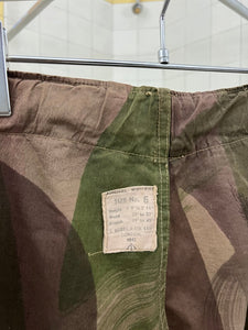 1940s Vintage WW2 British SAS Brush Camo Pants - Size XXL