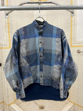 Load image into Gallery viewer, 1980s Marithe Francois Girbaud x Super Casual Blue Multi Plaid Shirt with Armpit Buttons - Size S