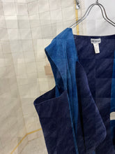 Load image into Gallery viewer, ss1991 Issey Miyake Paneled Cutout Blue Top - Size M