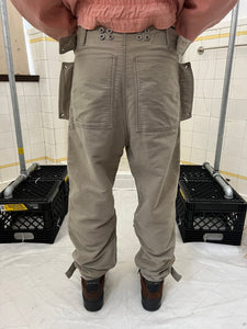 1980s Katharine Hamnett Moleskin Military Cargo Pants - Size M