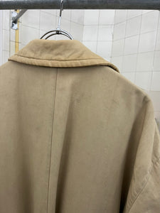 1980s Katharine Hamnett Padded Belted Overcoat - Size L