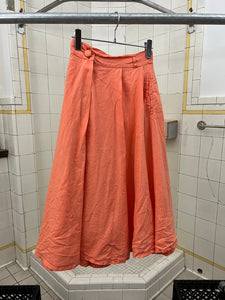 1990s Katharine Hamnett Linen Skirt - Size XS