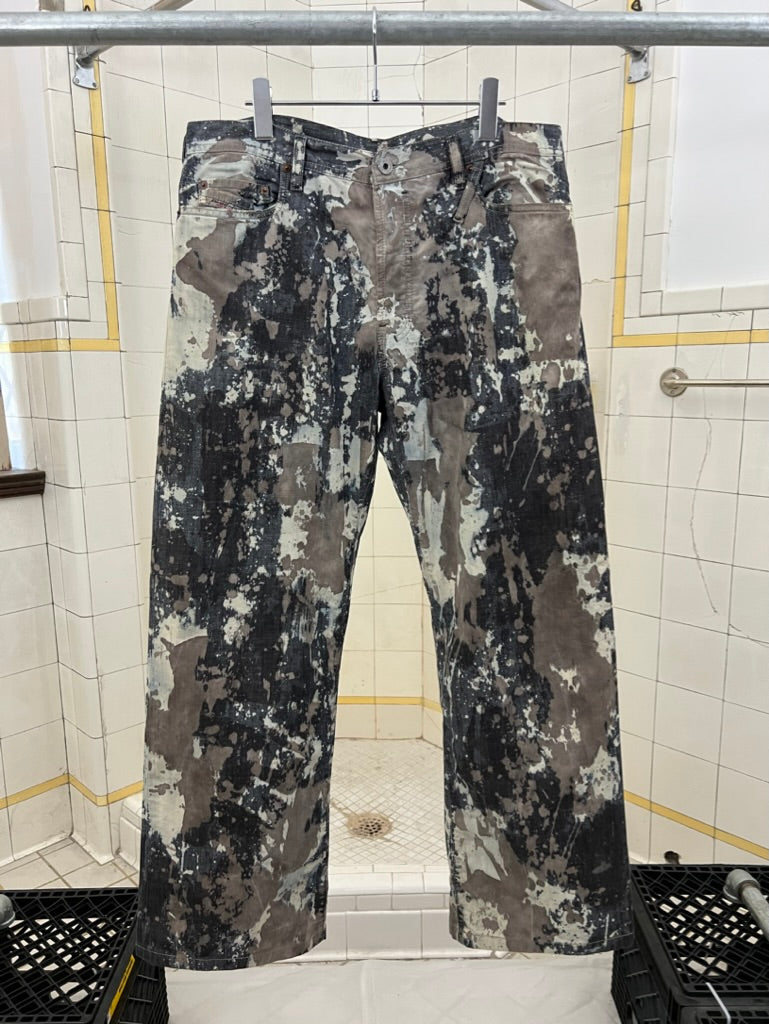 2000s Diesel Bleached and Dyed 5 Pocket Pants - Size XL