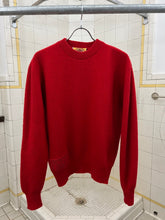Load image into Gallery viewer, 1980s Marithe Francois Girbaud x Maillaparty Wide Red Submariners Sweater - Size S