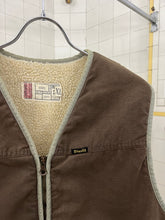 Load image into Gallery viewer, 1980s Diesel Brown Fleece-Lined Hunting Vest - Size XL