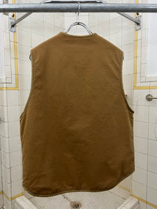 1990s Diesel Fleece-Lined Canvas Vest - Size L