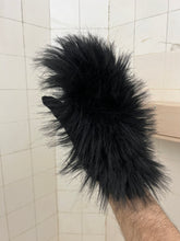 Load image into Gallery viewer, 1990s Yohji Yamamoto Faux Fur Hairy Mittens - Size S