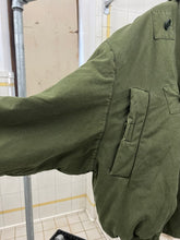 Load image into Gallery viewer, 1980s Katharine Hamnett Padded Canvas Double Breasted Bomber with Packable Hood - Size OS