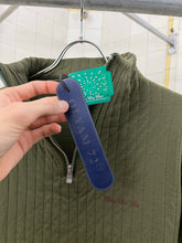 Load image into Gallery viewer, aw1997 World Wide Web Military Green Quarter Zip Sweatshirt - Size M