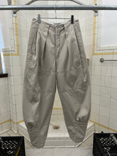 Load image into Gallery viewer, 1980s Marithe Francois Girbaud Light Khaki Pleated Trousers with Ankle Pockets - Size S