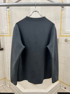 Late 1990s Mandarina Duck Sweatshirt with Rubberized Trim - Size L