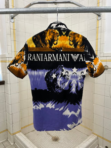 2000s Armani Bootleg Lion Shirt - Size S