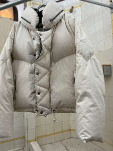 aw1993 Issey Miyake Quilted Puffer with High Collar and Packable Hood - Size L