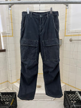 Load image into Gallery viewer, ss2007 Issey Miyake Washed Dark Blue Cargos with Contrast Stitching - Size M