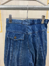 Load image into Gallery viewer, 1980s Marithe Francois Girbaud x Closed Paneled Denim Pants with Waist Cinches - Size S
